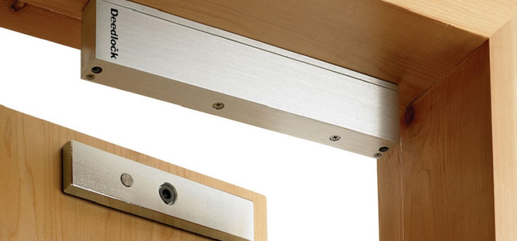 Magnetic lock installation NE Calgary